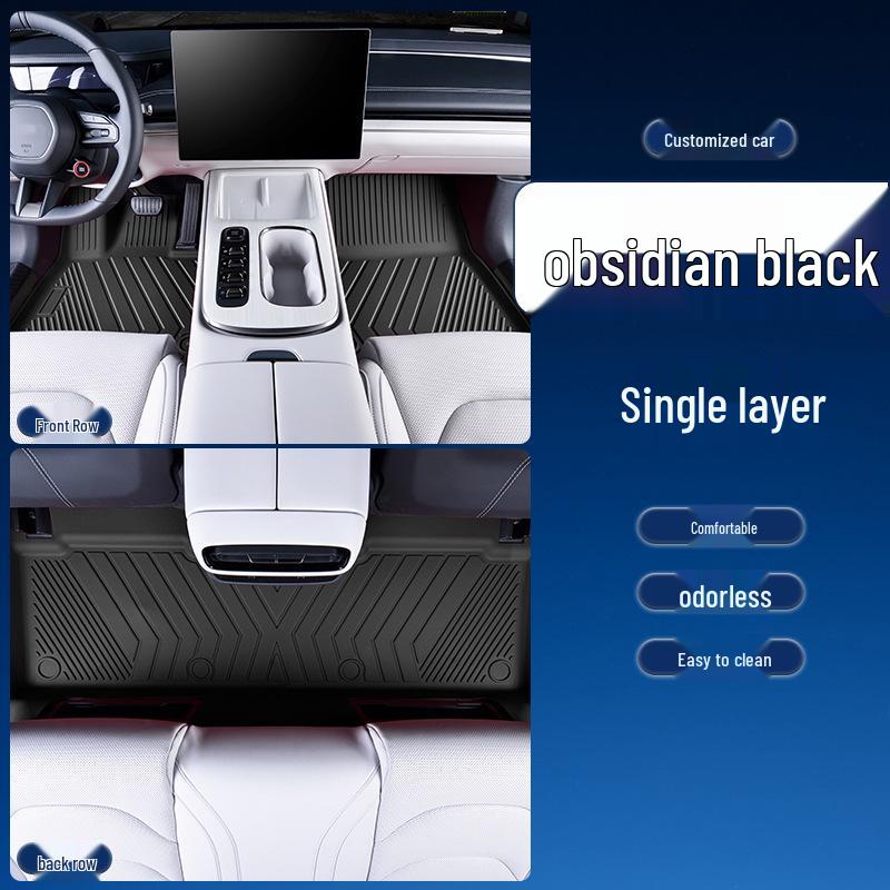 Durable, Waterproof, Multi-Color TPE Car Floor Mats for All Models - Original Color, Full Coverage