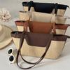 Fashi Retro Straw Bag Niche Brand Vocati Beach Handwoven Bag Luxury Designer Casual Versatile Shoulde Underarm Women Totebag