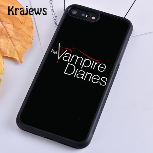 Krajews The Vampire Diaries Phone Case Cover For iPhone 17 Air 16 15 14 Plus 11 12 13 Pro Max Coque Shell Fundas