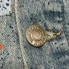 [USED] Classic ZARA colorful painted distressed denim jacket/jacket