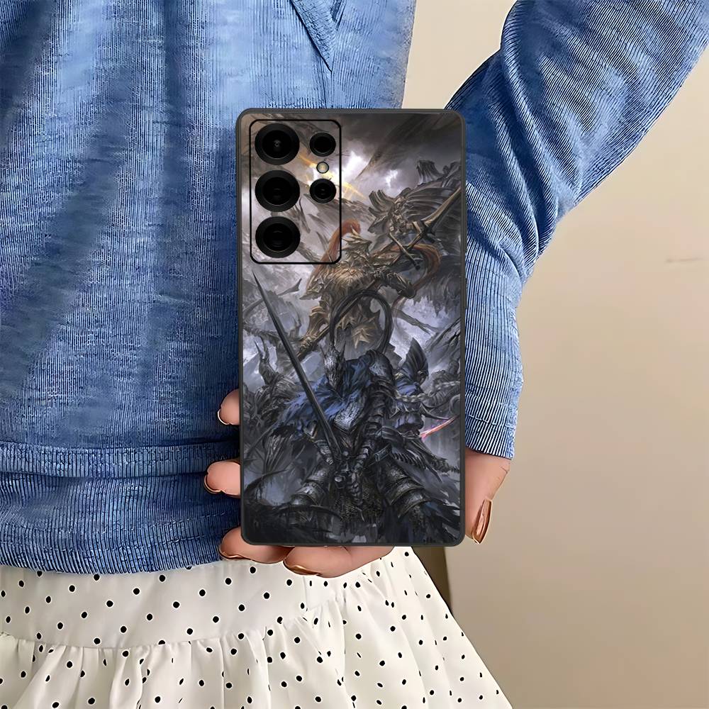 

Game D-Dark S-Souls Phone Case For Samsung S 24 fe 25 Ultra plus 20 lite 21 30 22 23 24 22 Ultra 5G Fundas Samsung S25