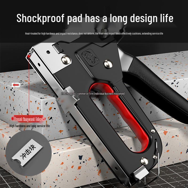 Martin U-Shaped Manual Nail and Staple Gun for Woodworking and Bookbinding