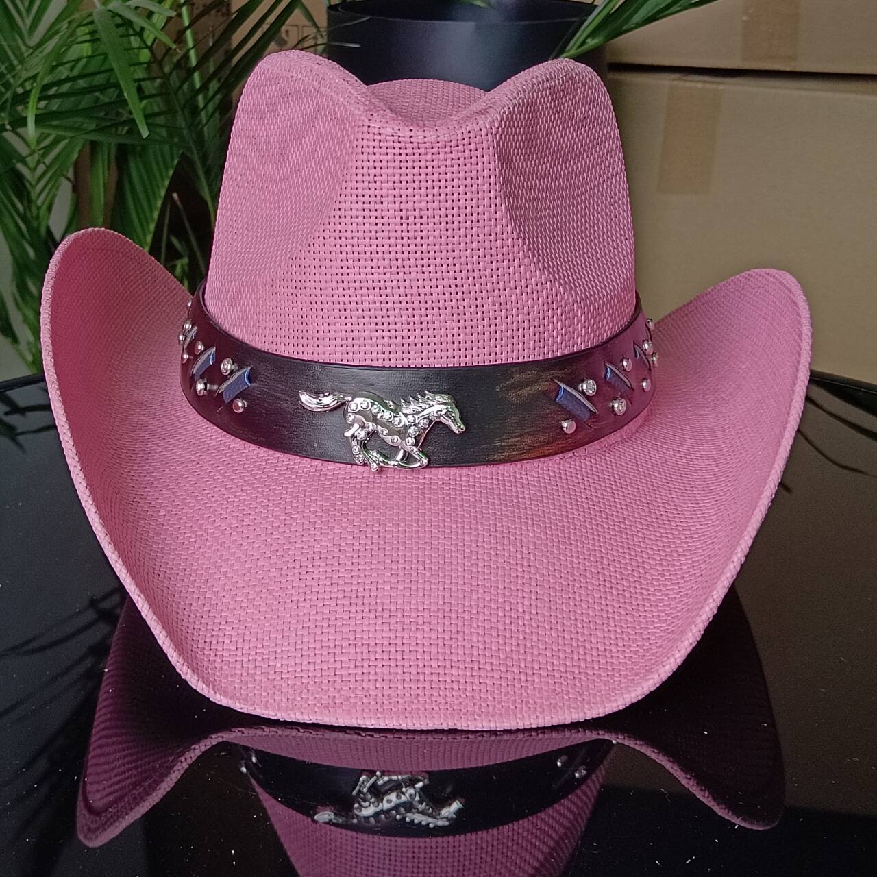 Shapeable Cowboy Hat New Horse Head Accessories Western Hat Unisex Cowboy Hat Straw Cowboy Hat Sombrero Hombre M55-58cm