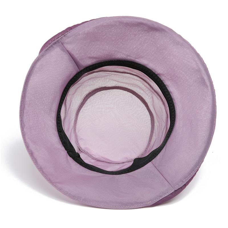 Elegant Floral Sun Hats for Women,Lightweight Breathable Bucket Hat, UV Protection Wide Brim Fishing Cap