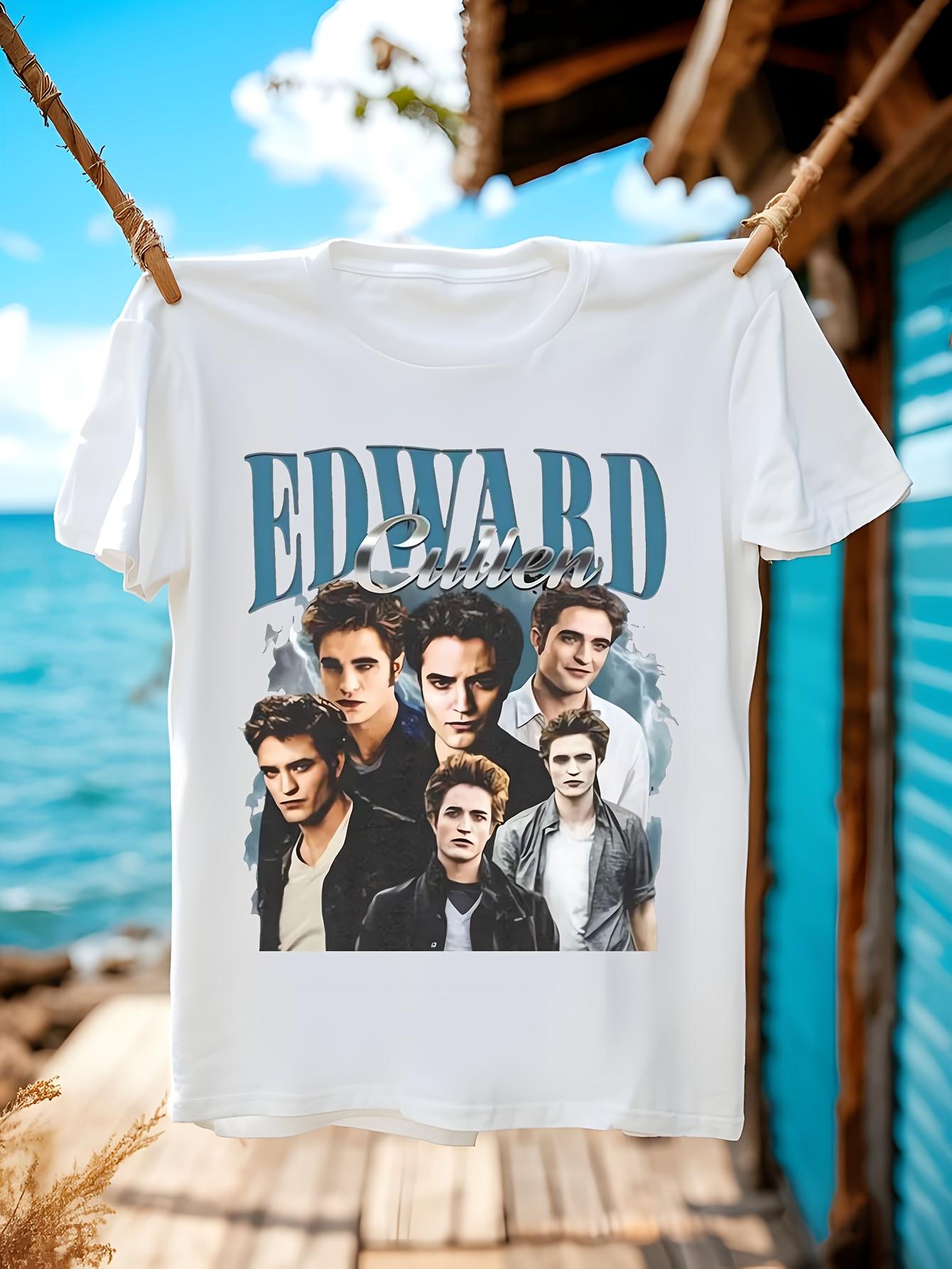 Edward Cullen Homage Twilight Men Wo T Shirt Robert Pattinson Stuff Fashion Tees T-shirt Gift Idea Clothing S разноцветный