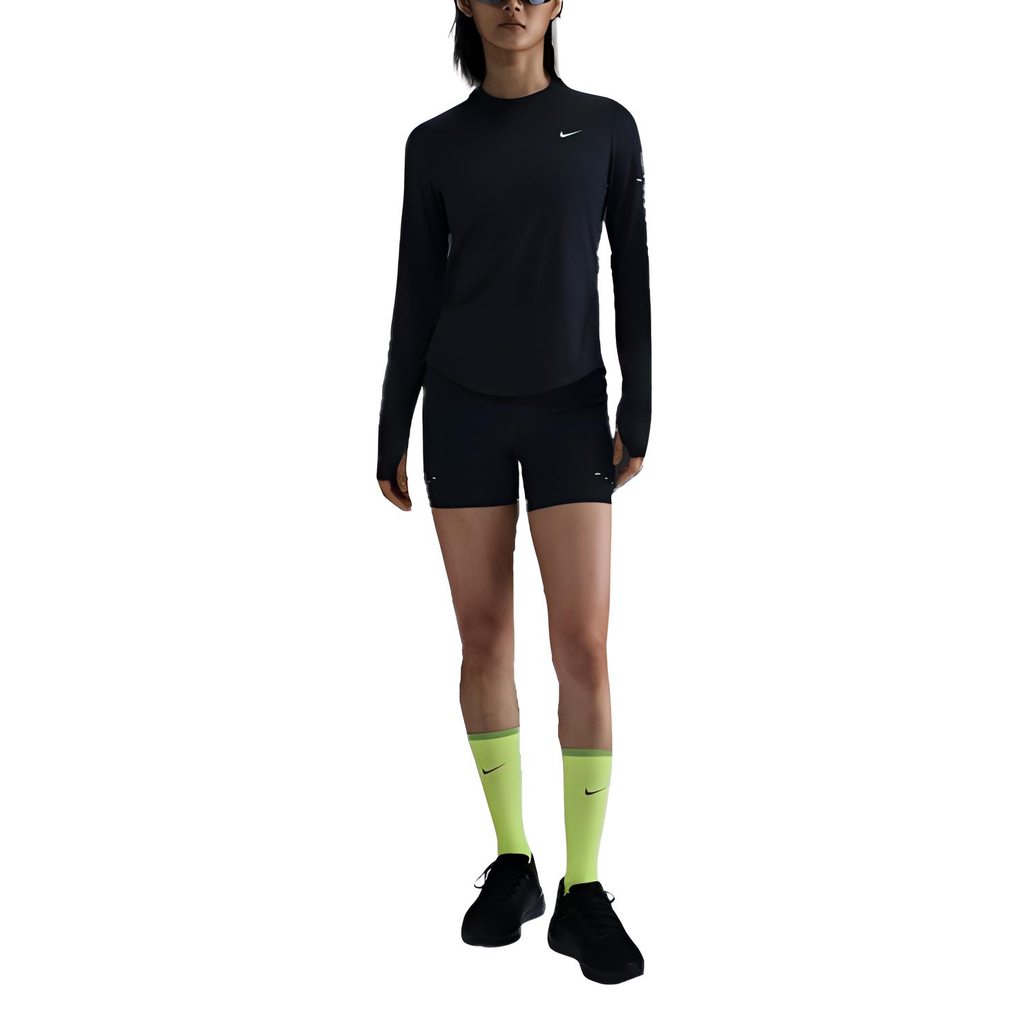 Nike Swift Women s Dri FIT Uv Long Sleeve Crew Neck Running Top HQ0504-010 M