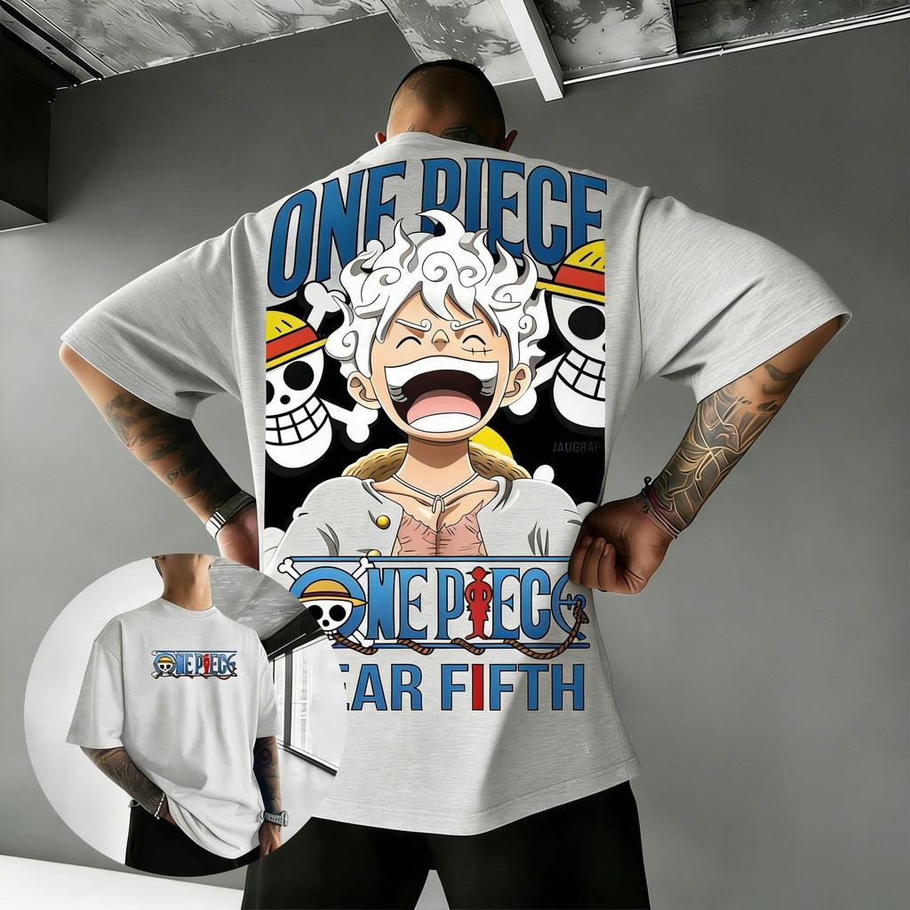 One Piece Luffy Gear 5 Anime T Shirt Men Women Short Sleeve Tee 2026 Summer Y2k Clothes Graphic Print Streetwear Casual Tops