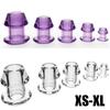 S-XL Silica Gel Hollow Anal Butt Plug Anus Dilator Enema Probe Expansion Sex Toys Adult Products