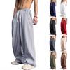 Casual Sportieve Joggingbroek voor Heren met Zakken en Elastische Tailleband, Volledige Lengte Broek voor Dagelijks Gebruik