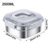 Stainless Steel Freshness-Keeping Box Leakproof Lunch Box Anti-Drip Sealed Storage Box  Picnic