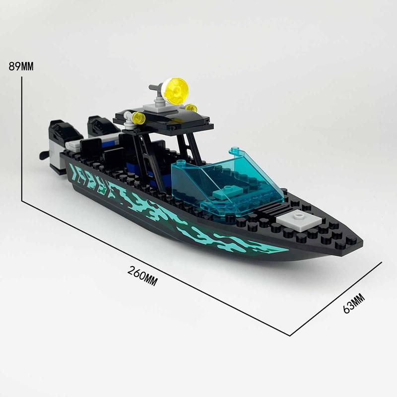 MOC Světové Kamuflážní Ponorky Motorové čluny Gumové Čluny Zbraně Válečná Scéna Vojenské Město Stavebnice Stavební Kostky Modelové Cihličky Sady Nápady