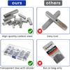 Pulley Keyway Key,Parallel Square Stock Key,Parallel Drive Shaft Keys Sets, Flywheel Keys, Keyway Stock, Keyway Tension for Fasteners Mechanical