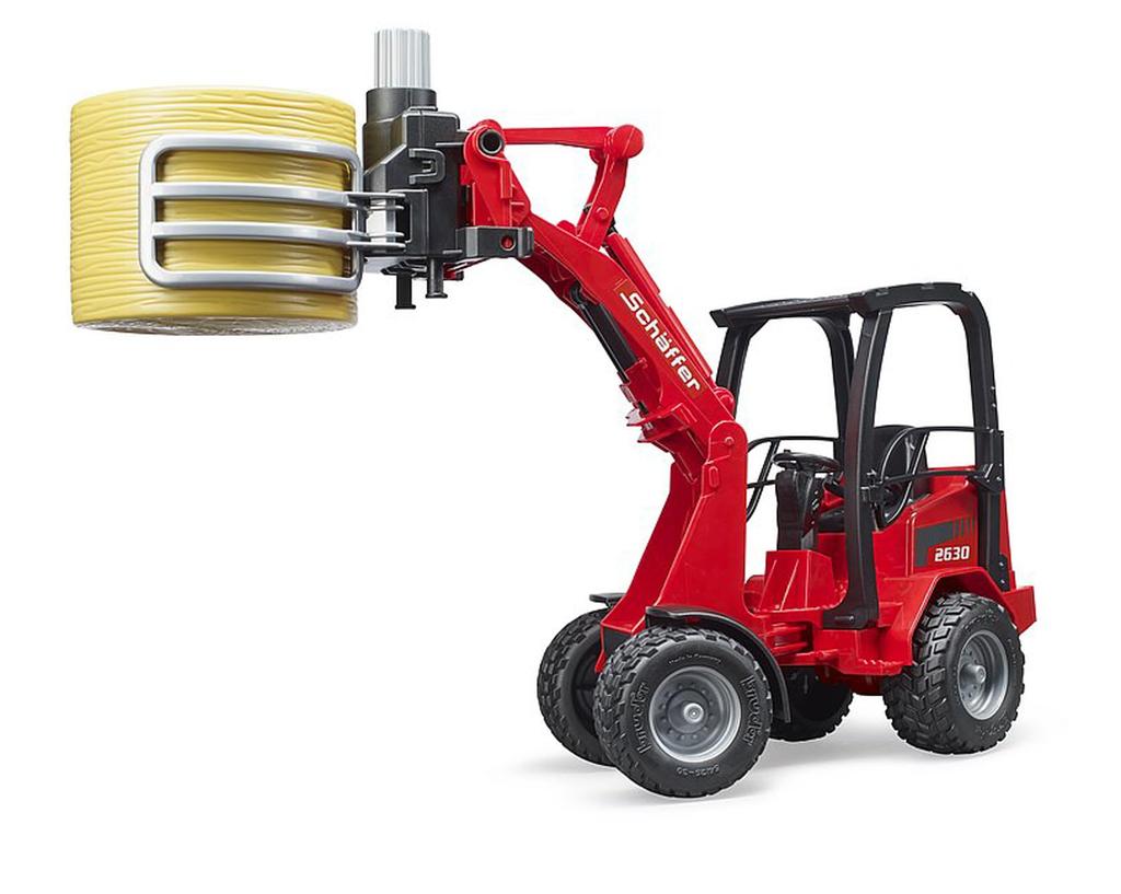 BRUDER Schaffer Compact Loader Bale Gripper with Straw &