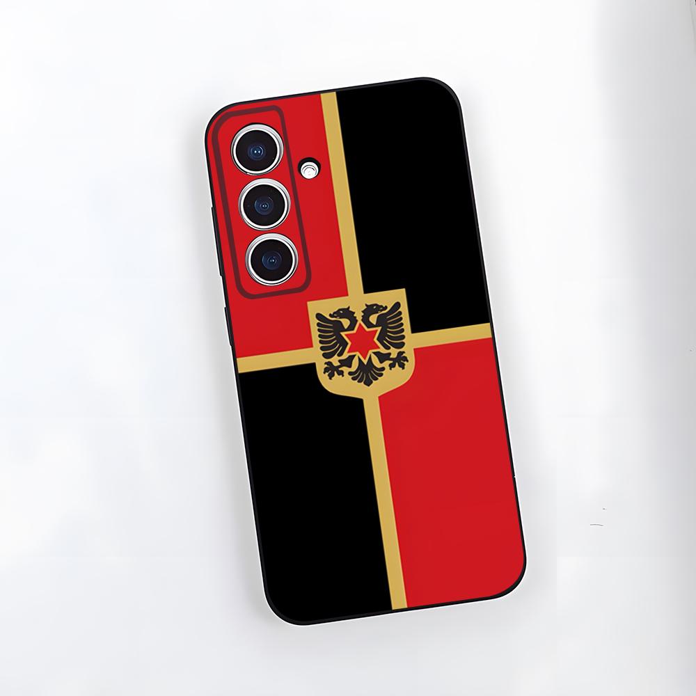 

Albania Logo Phone Case For Samsung S26 S25 Plus S20 S20 Plus S22 Ultra S23 FE S21 Plus S21 Ultra Soft Cover Samsung S26 Plus