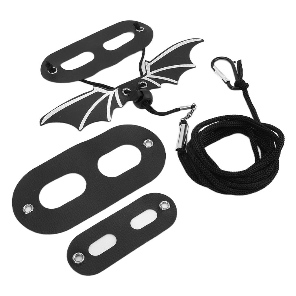 Lizard Bowtie Set Adjustable Bearded Dragons Bow Harness Set for Reptiles Apparel AccessoriesSilver