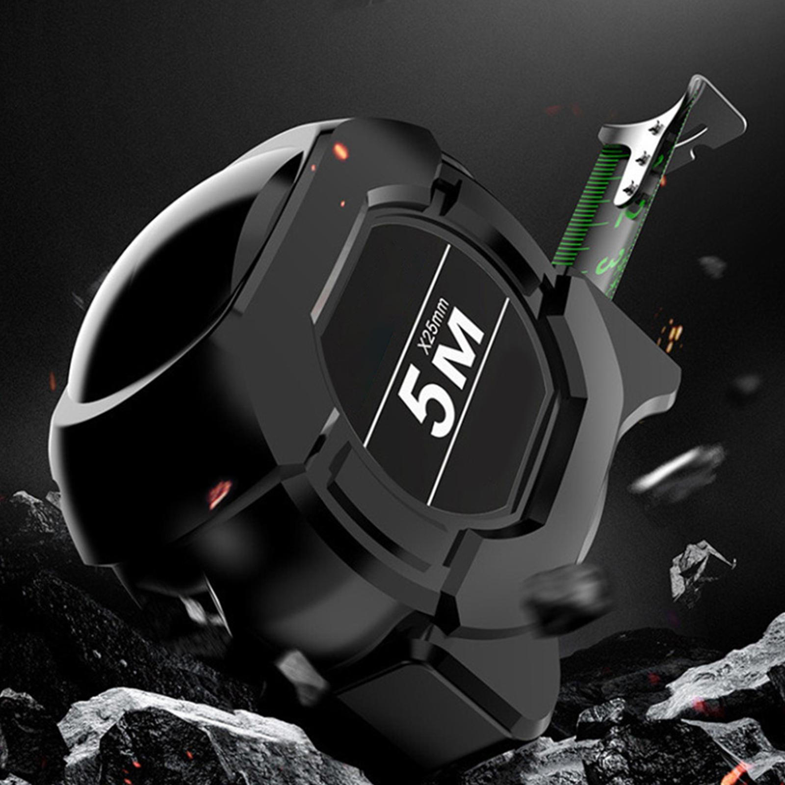 

Мірна стрічка Висувне флуоресцентне покриття Затискач для пояса Подарунок Легко зчитується Вимірюйте самостійно