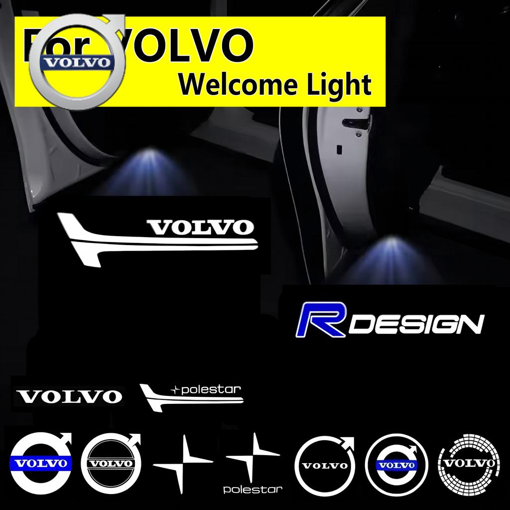 For Volvo 2pcs Car Door Light Projector Welcome Light For VOLVO XC90 XC60 XC40 V90 S90 V40 V60 S60 S80 Car Accesorios RDESIGN Lo ari632