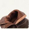 Johnature Round Toe Platform Short Boots Retro Genuine Leather Thick Soled Height Increase Women's Shoes