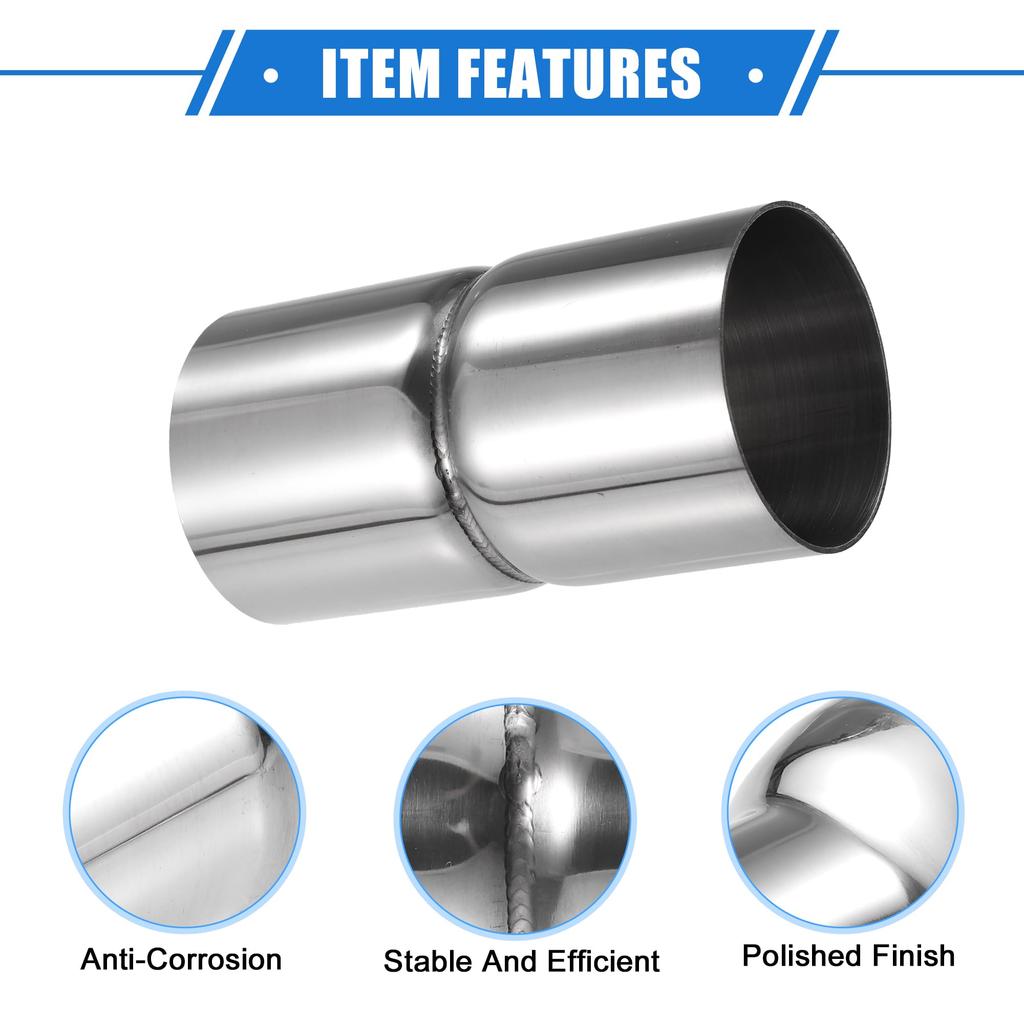 A ABSOPRO Exhaust Tracheal Adapter Connector Reducer 64mm ID To 66mm OD Exhaust Adapter