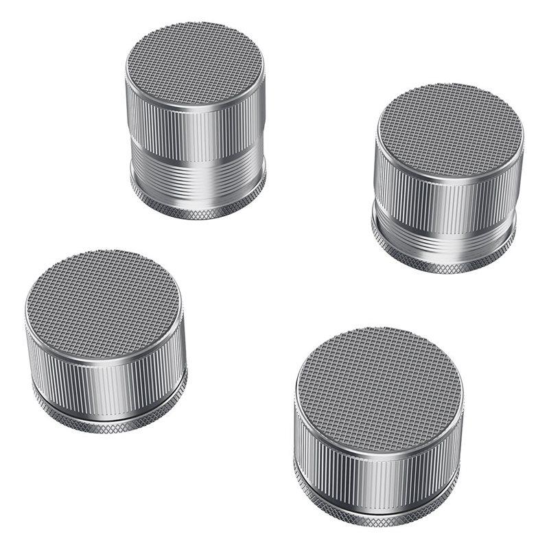AAAF Heavy Duty Universal Appliance Feet 4-Pack Adjustable For Microwave Riser Pads For Microwave/Oven/Sofa/Furniture 10 inch серебряный