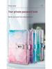 Marble Pattern Password Lock A5 Notebook Diary