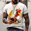 St. George Printed T-shirt Men's Fashion Street T-shirt 3D Printing Casual Round Neck Short-sleeved T-shirt Hip-hop Mens T-shirt