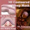 Sleep Mask for Women Eyelash Extension, Eye Mask for Lash Extensions No Pressure 3D Contoured Lash Extension Sleep Mask, Block Out Light Sleep Protec
