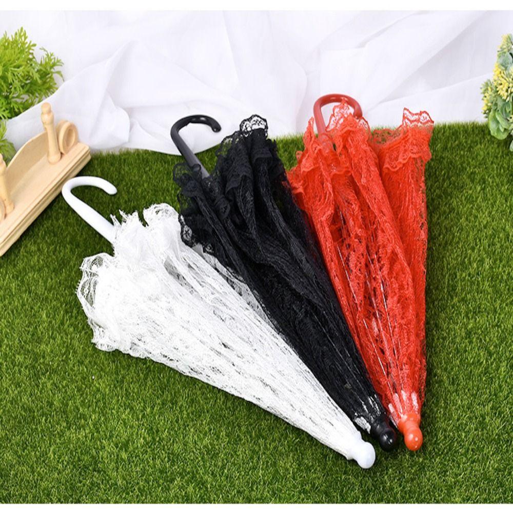 Elegant Lace Mini Bridal Umbrella Lolita Wedding Decoration Props  Wedding Party Supplies