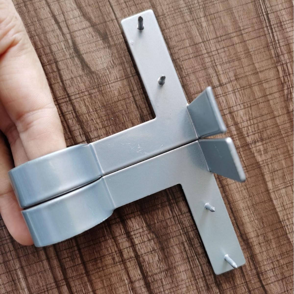 

Creative Universal Curtain Rod Brackets - Window and Roman Rod Holders with Hooks