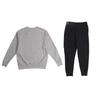Nike Logo Crew Neck Pullover Long Sleeve Sweatshirt And Jogger Pants Set Men Sweatshirt And Pants Gray Black BV2667-063+BV2680-010