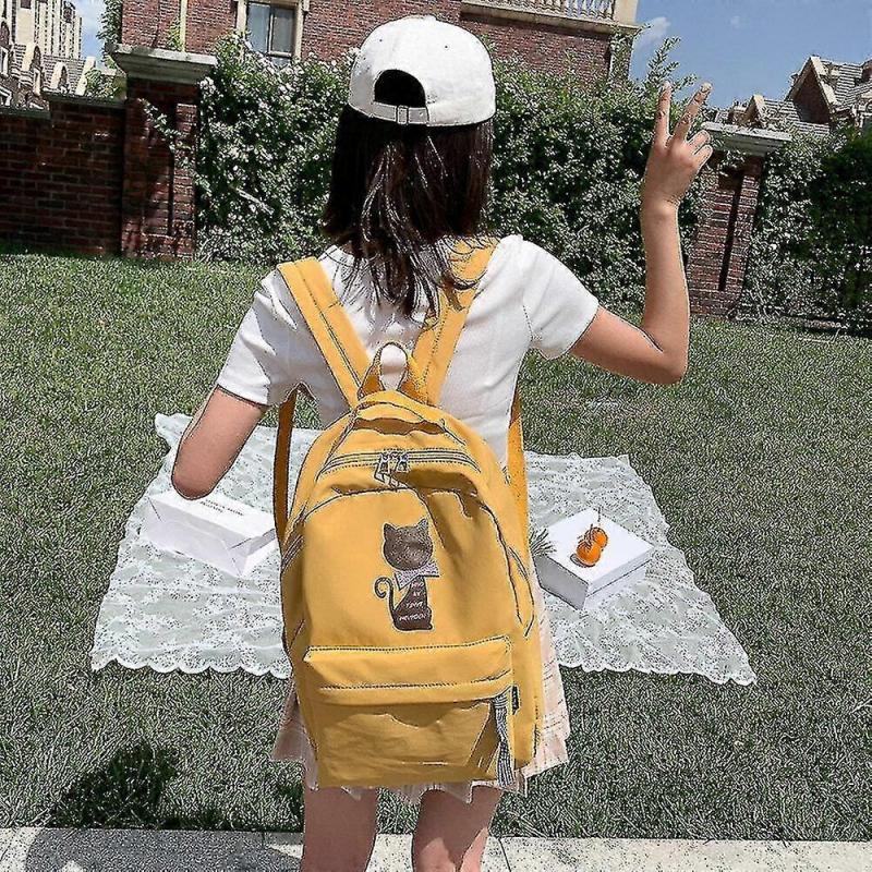 Backpacks Cute School Backpacks Women High Capacity Backpack For Teenage Girl Canvas Lovely Cartoon Daily