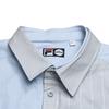 Fila × KOLOR BEACON Fashionable Versatile Shirt Men Shirts Sky-Blue F11M636401FLB