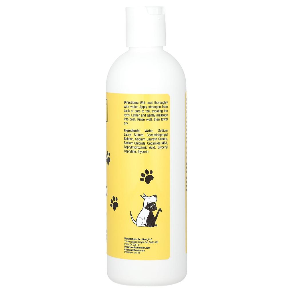 Charlie and Frank, Pet Shampoo, For Cats and Dogs, Unscented, 16 fl oz (473 ml)