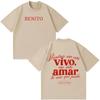 Bad Bunny 2026 Welttournee Grafik T-Shirt Unisex Locker Lässig Hip Hop Streetwear Trendig Kurzarm Damen und Unisex T-Shirts