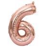 40in Large  Golden Foil Number 0-9 Balloons for Wedding Birthday Party Decor