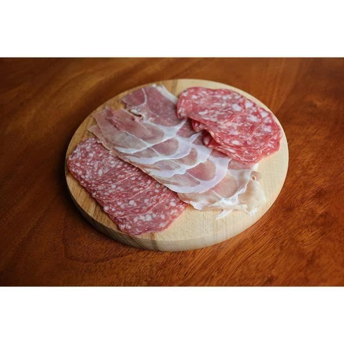 Efo Round Wooden Cutting Board - Round Serving Board Plate - Small Cutting Board — Size 20 Cm