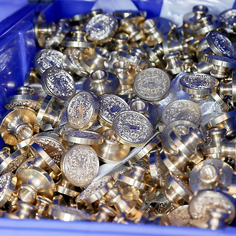 Star Sky Lotus Rose Pattern Wax Seal Stamp Retro Sealing Wax Stamp Replace Head Flowers Leaf Decorate Gift