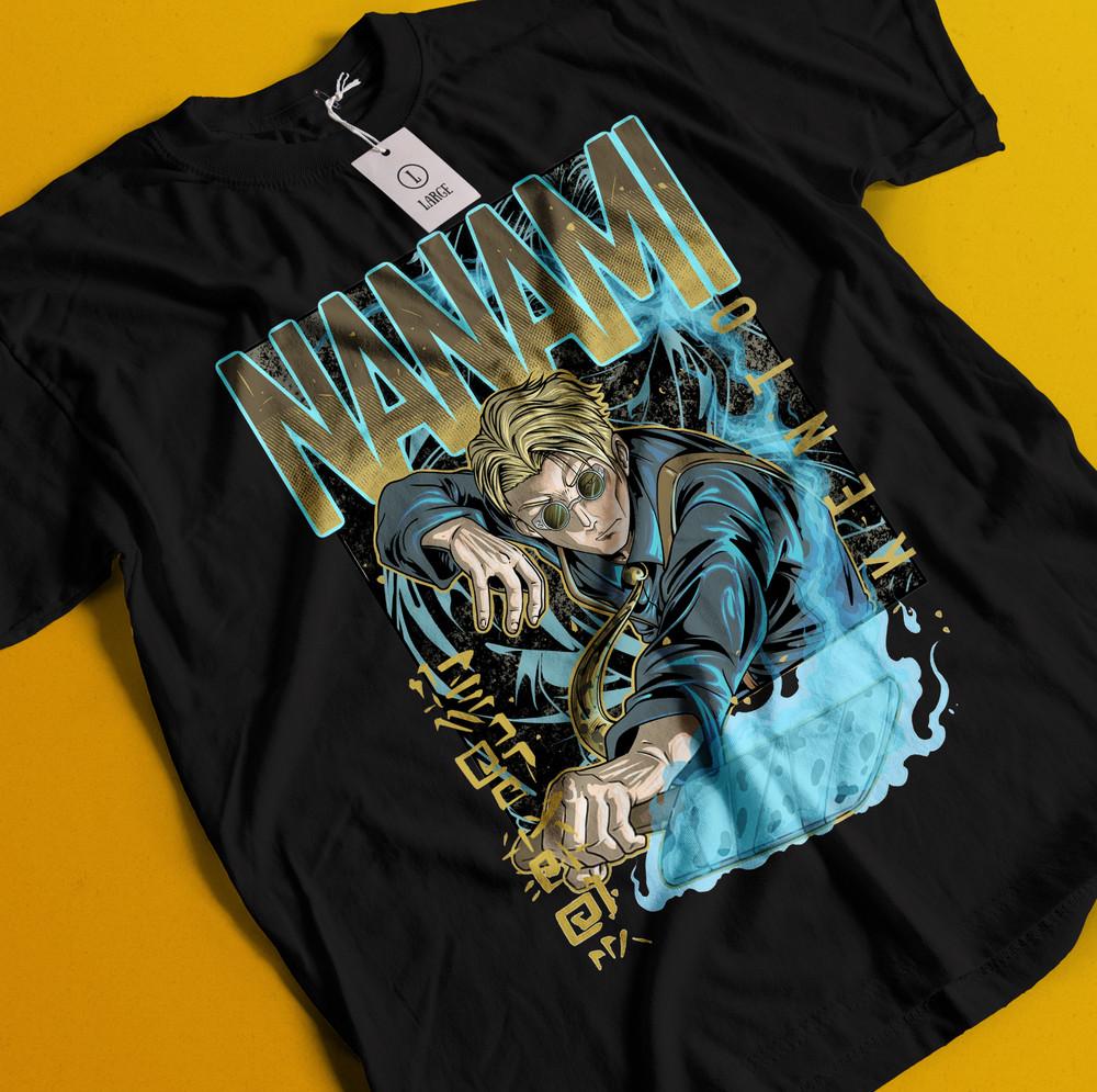 

Nanami T-Shirt Sukuna Shirt Jujutsu Kaisen Tshirt Toji Tee Yuta Maki Gojo Satoru XL