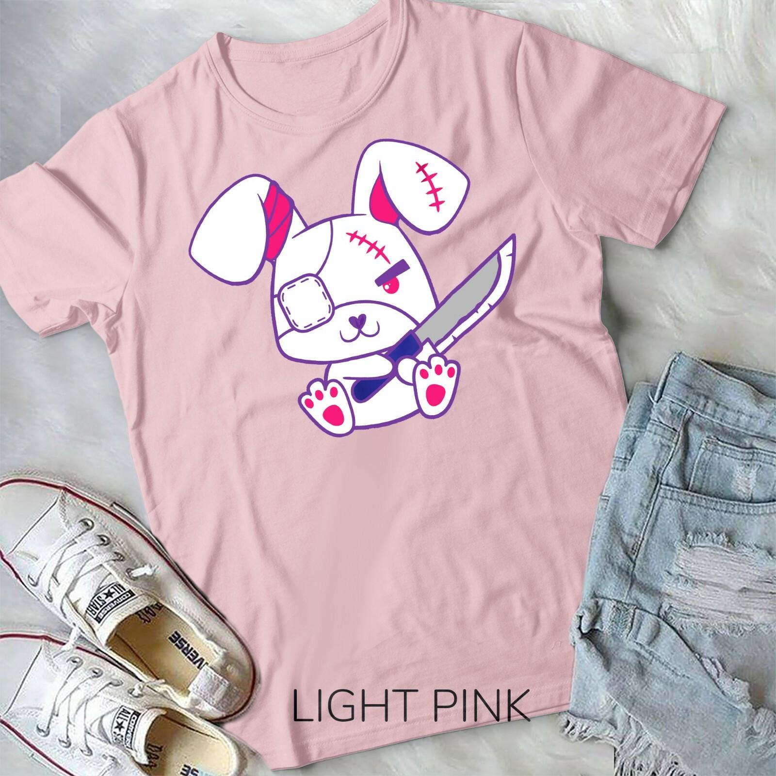 Kawaii Bunny Shirt Menhera Pastel Goth Unisex Form T-shirt Youth T-shirt S