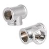 3 Way T Shape Fitting Silver Tube Connector durable Water Cooling Fitting  Water Cooling Systems