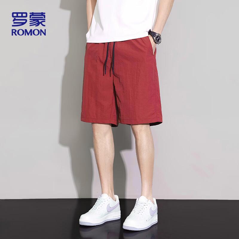 

ROMON Men s Casual Drawstring Shorts ZH682 L
