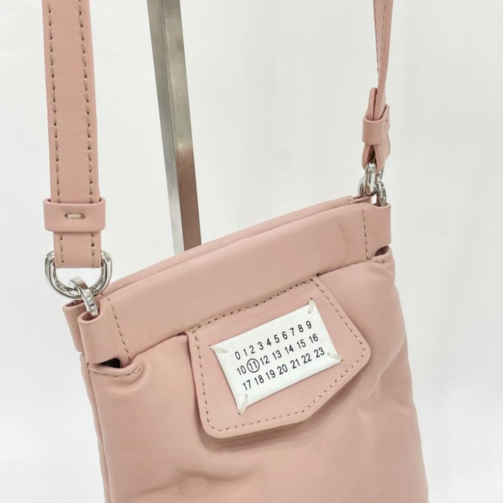 Dames Mini Schoudertas van Echt Leer - Verticale Letterstijl Kussenontwerp