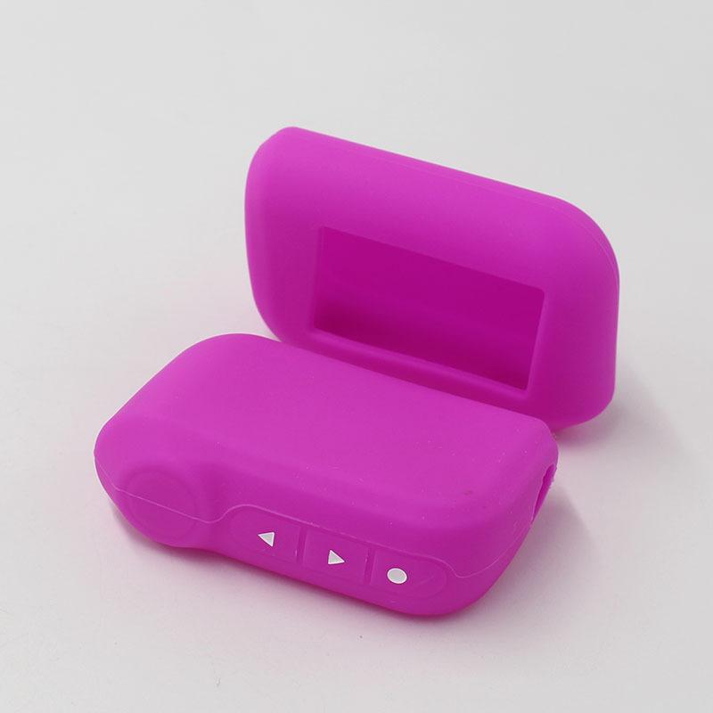 Russian A93/A63 Silicone Key Fob Case Russian Version Two Way Car Alarm LCD Remote Controller KTY