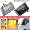 2pcs For Peugeot Boxer For Citroen Jumper RELAY Truck Car LED Dynamic Turn Signal Mirror Light For RAM PROMASTER For Fiat Ducato