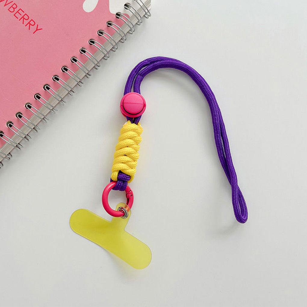 Mobile Phone Lanyard Adjustable Reusable Neck Hanging Rope with Hook Microfiber Safety Straps Accessory Picnic Running Type 9