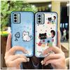 Fashion Design Durable Phone Case For Nokia G22 Anti-knock Back Cover Cute Soft case Anti-dust Graffiti Silicone Cartoon