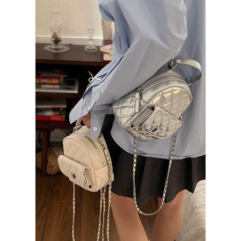 Korean Fashion Women's Travel Backpack Bucket Bag Trend 2025