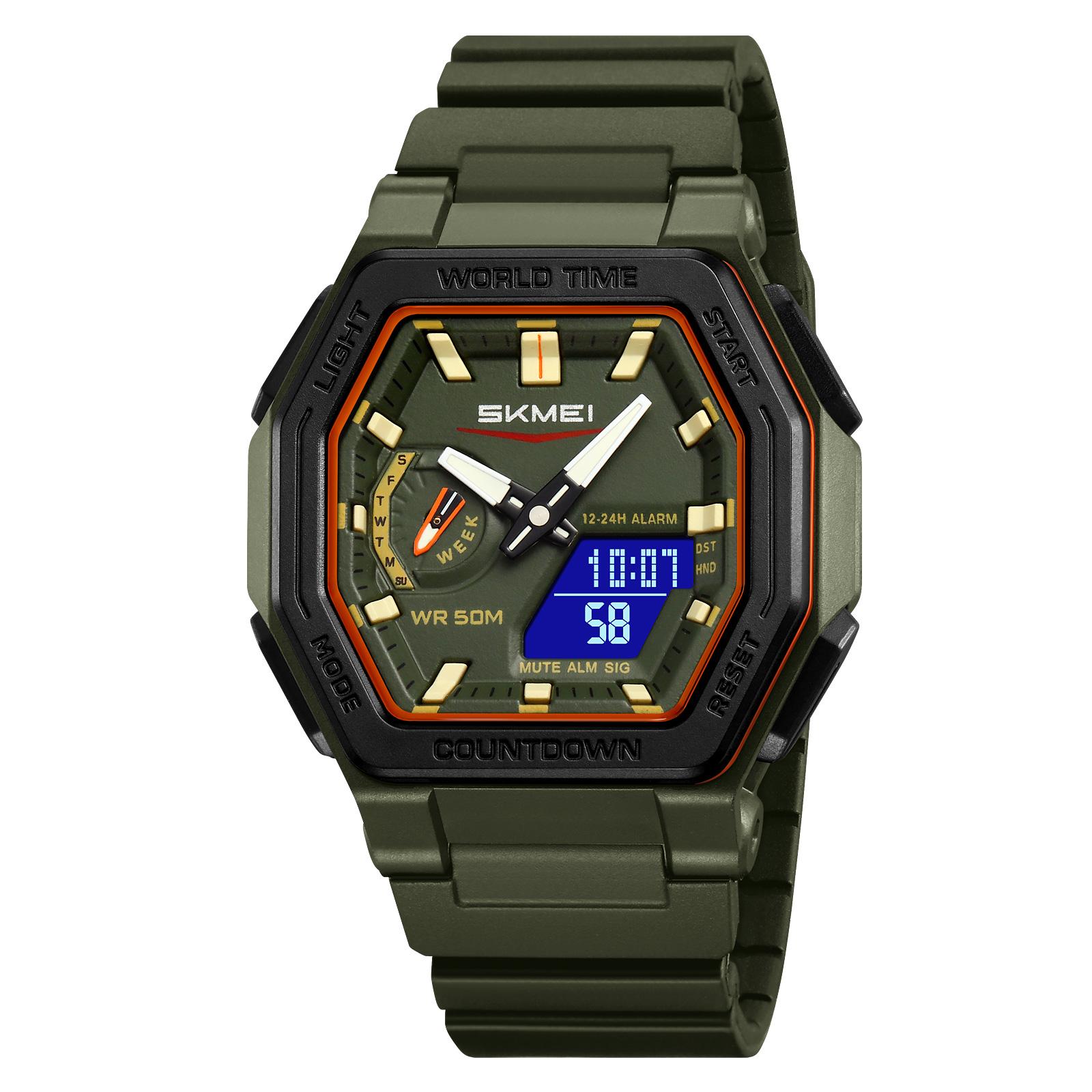 SKMEI 2438 Calendar Analog Stopwatch timing