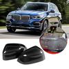 Carbon Fiber Rear View Mirror Cover, Car Side Mirror Cap Cover Fit For BMW X3 G01 X4 G02 X5 G05 X7 2018