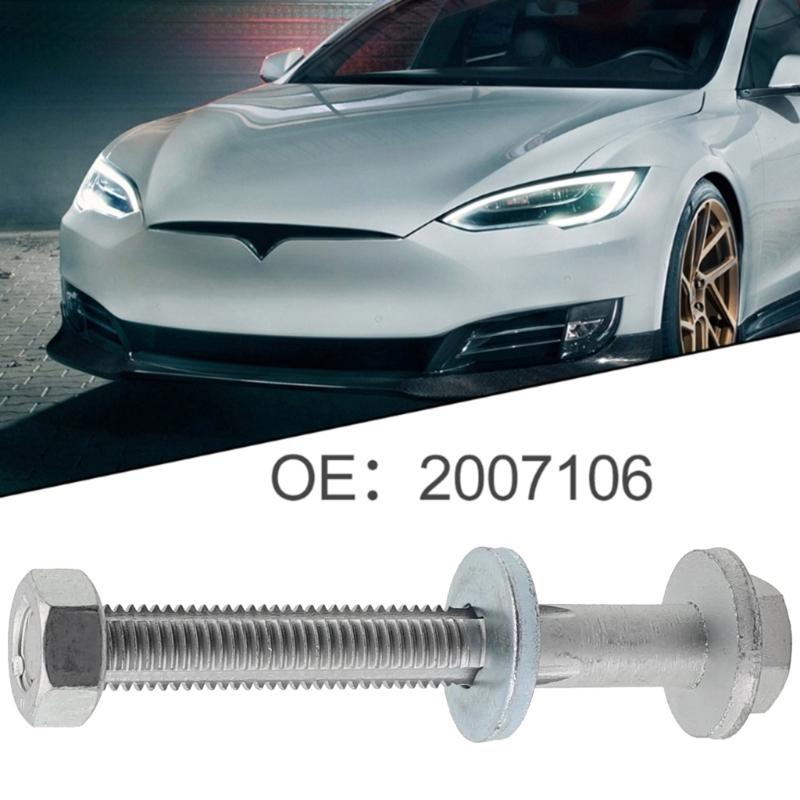 High Strength Suspension Adjustment Bolt for Model S X 2007106 2007107 1006484-00-A Durable Rust Resistant MetalMaterial